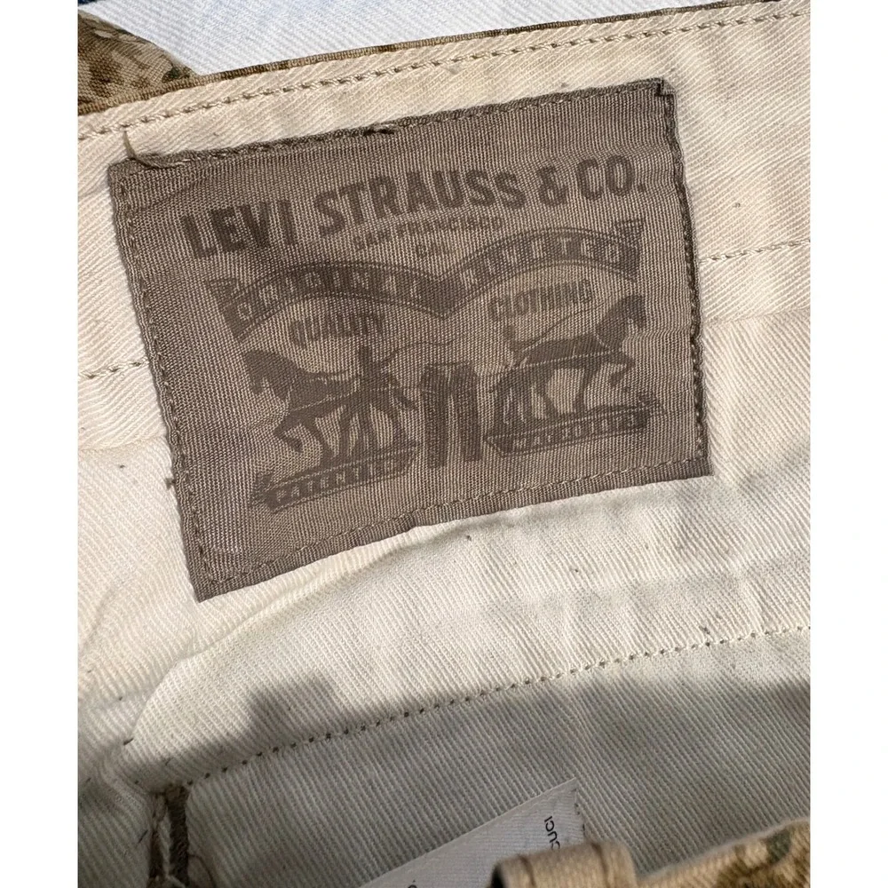 Levis Chino II Specs Digital Camo Pants Mens W38 L32 Brown Tan 55691-0018